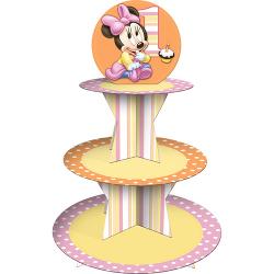 Minnie's 1st Birthday Tiered Cupcake Holder