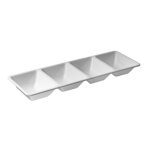 Main image of 4 Compartment Tray - White