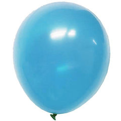 12 In. Sky Blue Latex Balloons - 10 Ct.