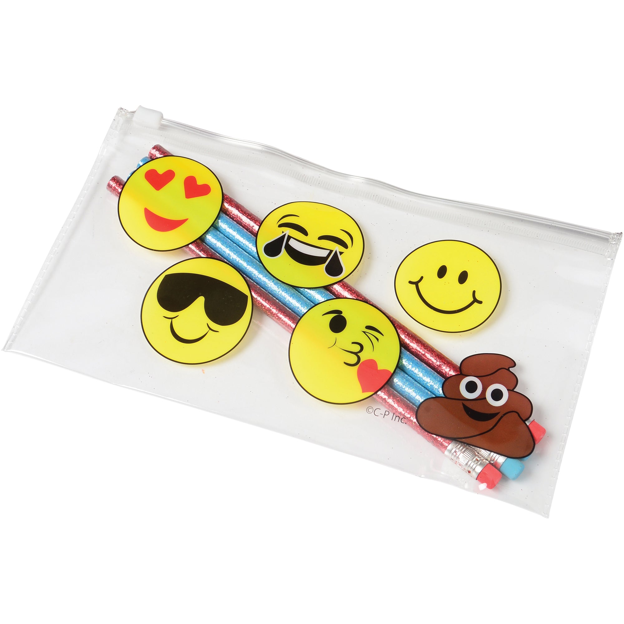 Emoji Pencil Cases 12 Count Emoji Pencil Cases 12 Count