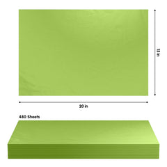 LIME TISSUE REAM 15"X 20"- 480 SHEETS