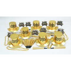 Gold Regal Party Kit for 10