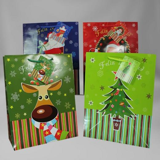 Main image of Feliz Navidad Large Christmas Gift Bags (4)