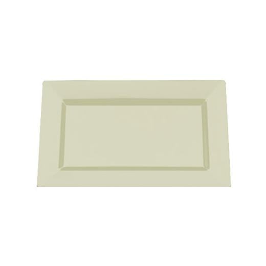 Alternate image of 7.5in. Ivory Rectangle Plates (10)