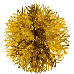 16in. Gold Foil Ball Decoration