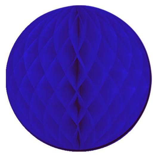 Alternate image of 8in. Dark Blue Honeycomb Ball