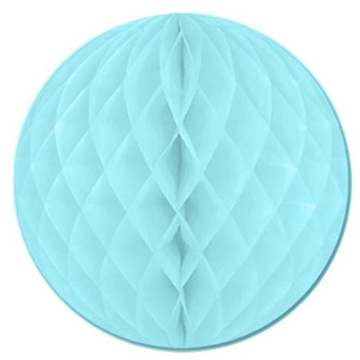 Alternate image of 8in. Light Blue Honeycomb Ball