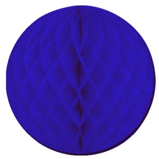 Main image of 12in. Dark Blue Honeycomb Ball