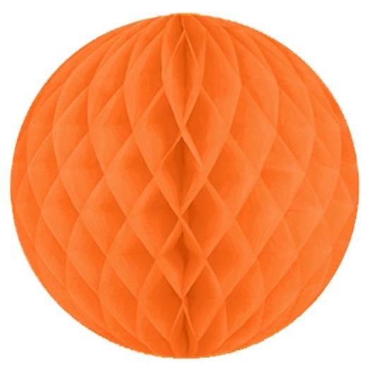 Main image of 12in. Orange Honeycomb Ball