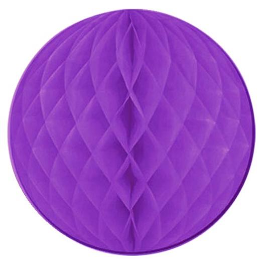 Alternate image of 12in. Purple Honeycomb Ball