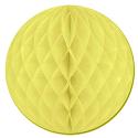 12in. Light Yellow Honeycomb Ball
