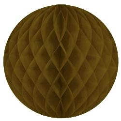 12in. Brown Honeycomb Ball