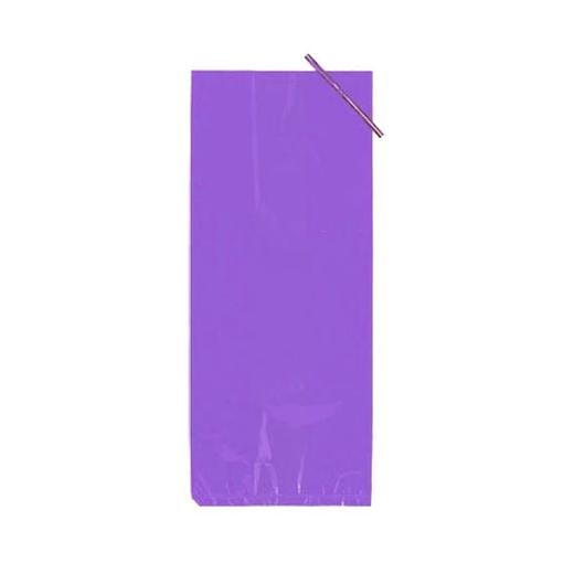 4in. x 9in. Purple Poly Bags (48)