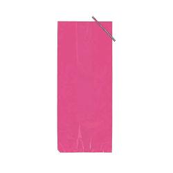 5in. x 11in. Cerise Poly Bags (36)