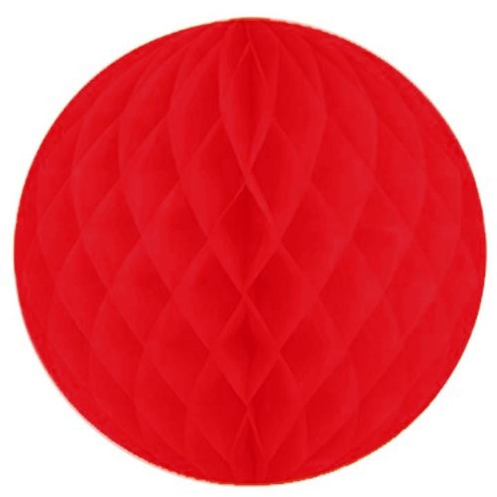19in. Red Honeycomb Ball
