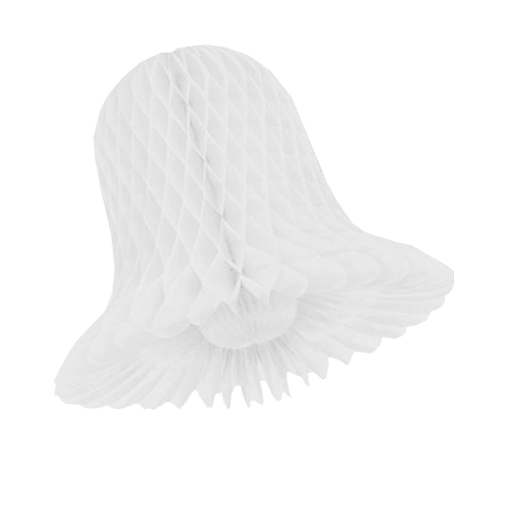 Main image of 11 In. White Honeycomb Tissue Bell