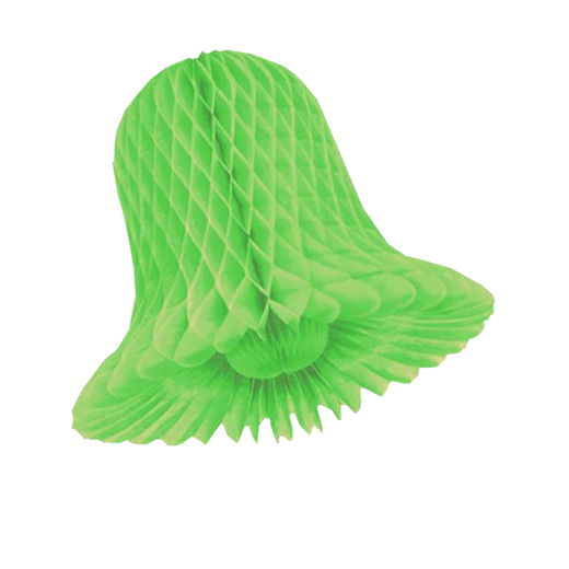 Main image of 11 In. Lime Green Honeycomb Tissue Bell