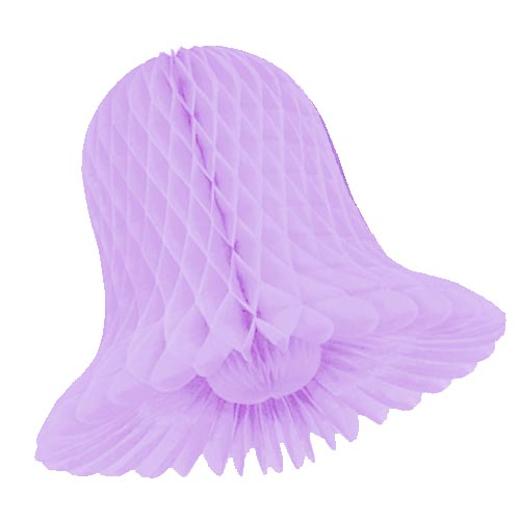 Main image of 15 In. Lavender Honeycomb Tissue Bell