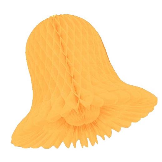 Alternate image of 15 In. Peach Honeycomb Tissue Bells