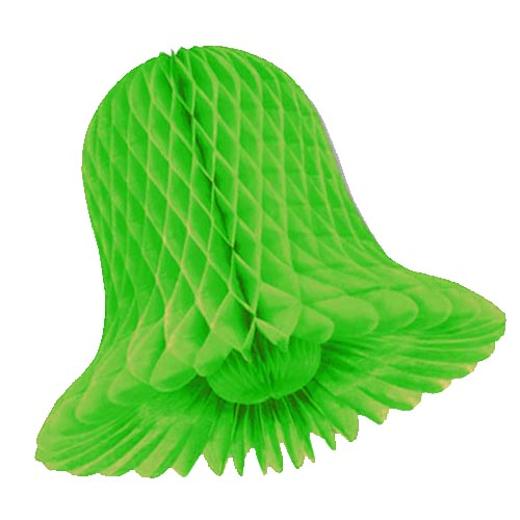 Main image of 15 In. Lime Green Honeycomb Tissue Bell