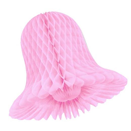 Main image of 18 In. Pink Honeycomb Tissue Bell