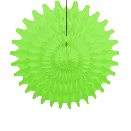 Main image of 18 In. Lime Green Tissue Fan