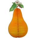 14in. Pear Tissue decoration