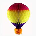 16in. Multi 3 Hot Air Balloon Decoration