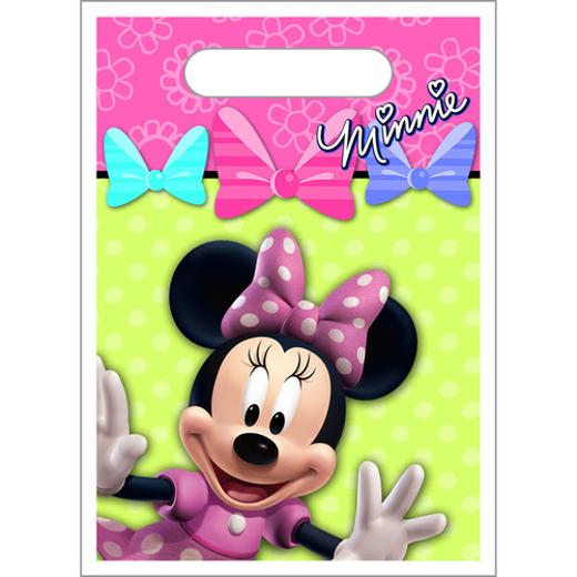 Main image of Minnie Mouse Bows Favor Bags (8)