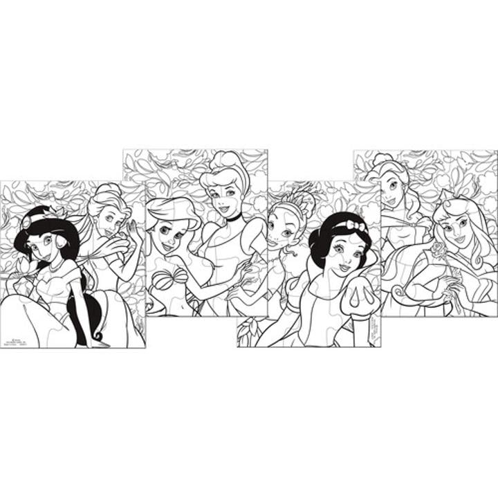 Disney Fanciful Princess Favor Color-You-Own Puzzles (4)