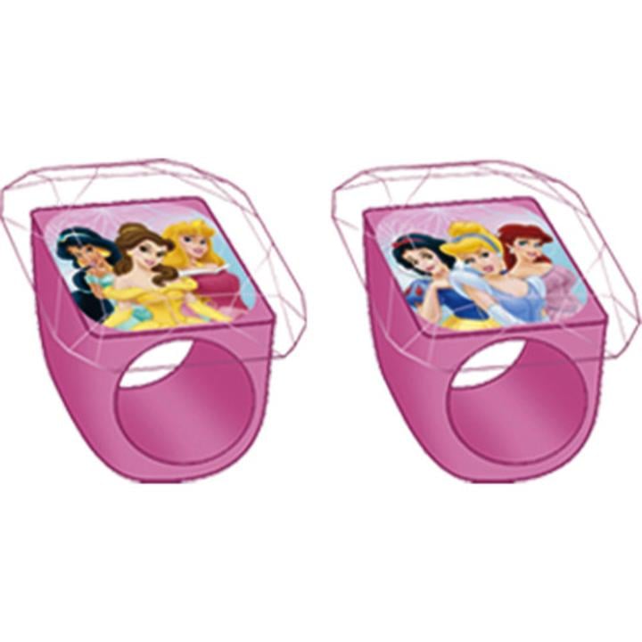 Disney Fanciful Princess Party Favor Rings (4)