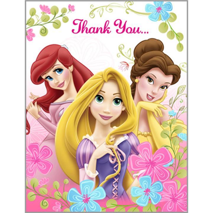 Disney Fanciful Princess Thank You Notes (8)