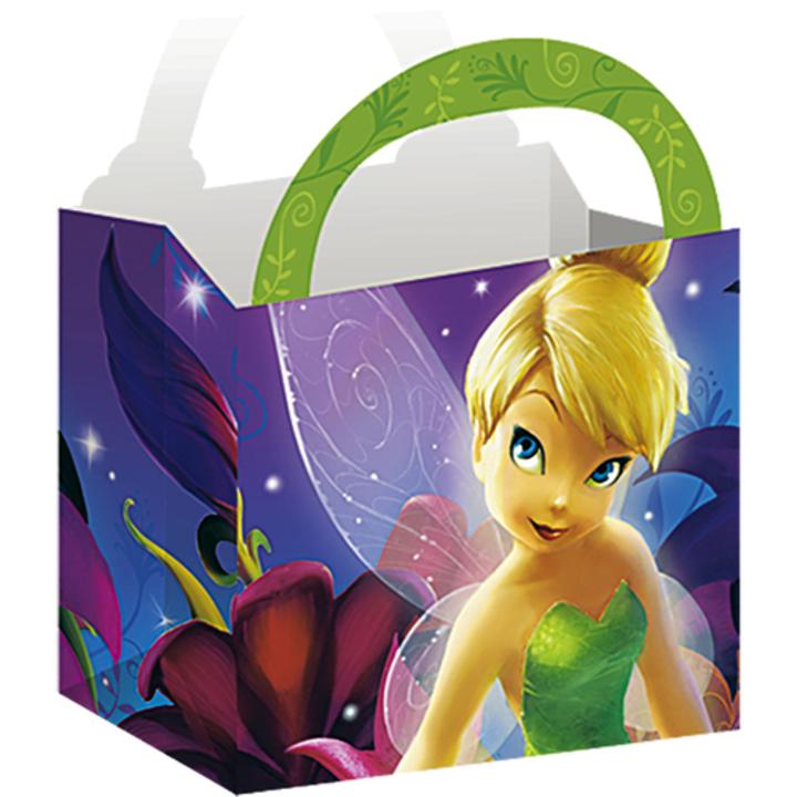 2 No Wrap Easy Fold Disney Tinkerbell Fairy & Princess Gift Box 13.5"x9"x3" 