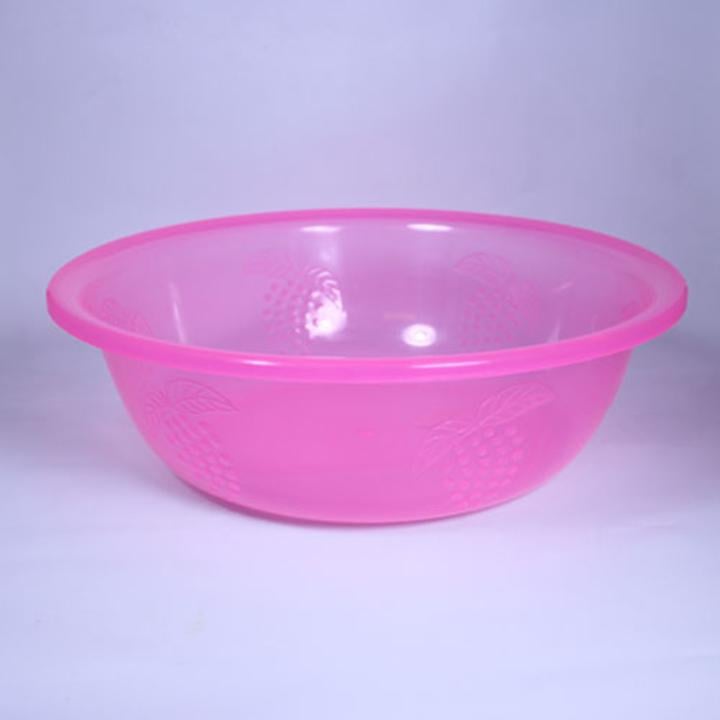 12in. Pink Plastic Basin