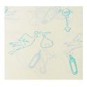 Blue Baby Characters tissue paper (4)