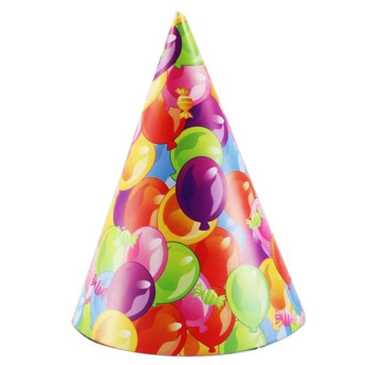 Alternate image of Balloon Design Party Hats (8)