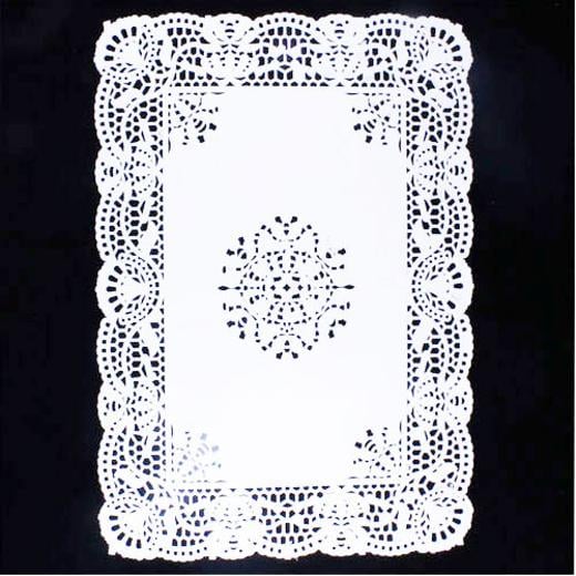 Main image of 10 In. x 14.5 In. White Paper Doilies - 6 Ct.