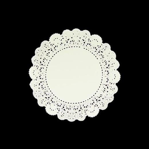 Alternate image of 8.5 In. Round White Catering Doilies - 100 Ct.