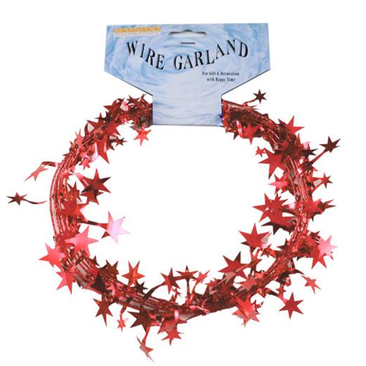 Main image of Red Star Wire Garland