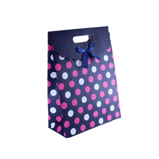 Main image of Small Pink Polka Dot Gift Bag