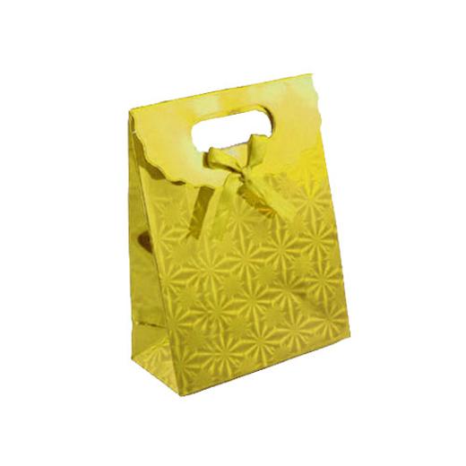 Main image of Small Gold Squares Holographic Gift Bag