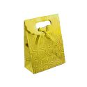 Small Gold Squares Holographic Gift Bag