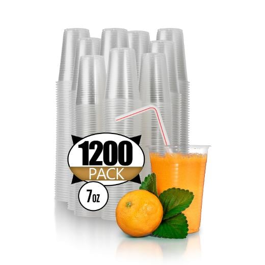 Main image of Bulk Pack 7 oz. Clear Cups 1200 count