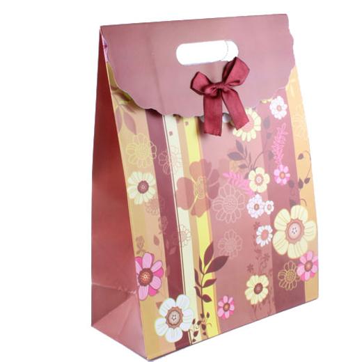 Main image of Large Flower Printed Gift Bag