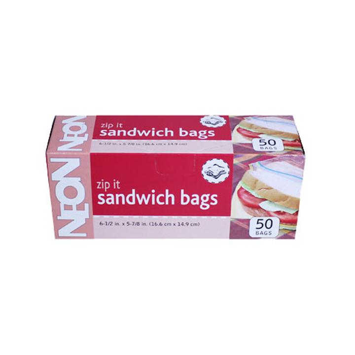 Sandwich Bags Zip It (50)