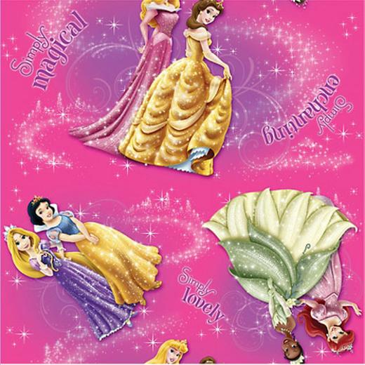Main image of 30 SQ FT Disney Princess Gift Wrap