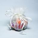 Ivory Small Flower Edge Organza Pouch (12)