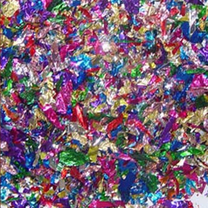Solid Color Metallic Confetti