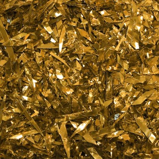 Alternate image of 1.5 oz. Gold foil confetti