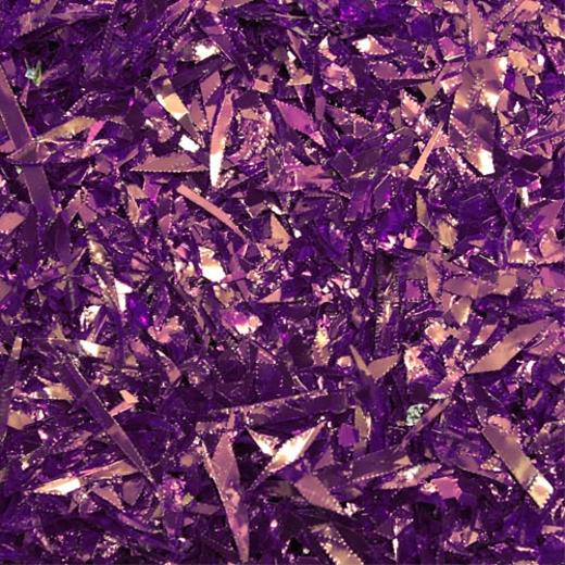 Alternate image of 1.5 oz. Purple foil confetti